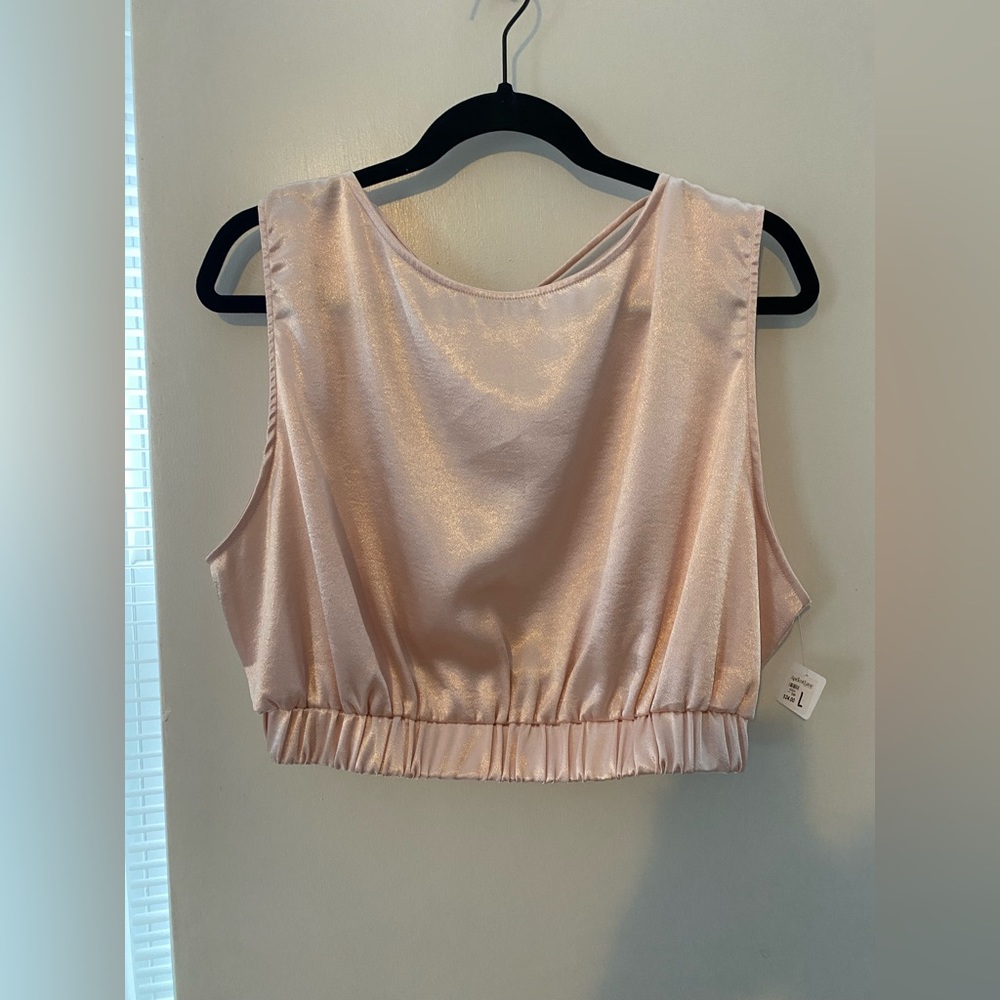 Satin Crop Top
